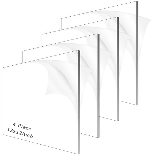 Clear Acrylic Sheet Plexiglass, 1/4" Thick Cast Acrylic Glass Sheet, Plexiglass
