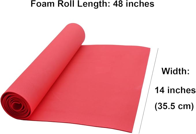 EVA Foam Roll | High Density 85kg/m3 | 2mm Thick | 48"x14" | Ideal