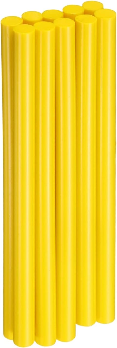 HARFINGTON 10pcs Hot Glue Sticks 0.43" Dia x 7.87" Long EVA Mini Hot Melt