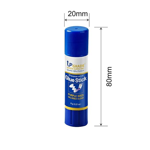 Upgrade Office Supply Glue Sticks, Washable Non Toxic,