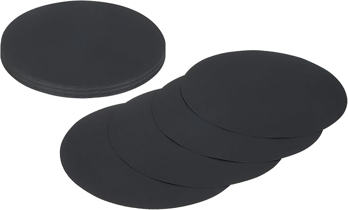 MECCANIXITY 24 Pcs Circle Card Stock, 11.4 Inch Round Cutouts Paper Thick