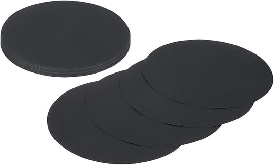 MECCANIXITY 24 Pcs Circle Card Stock, 9.8 Inch Round Cutouts Paper Thick