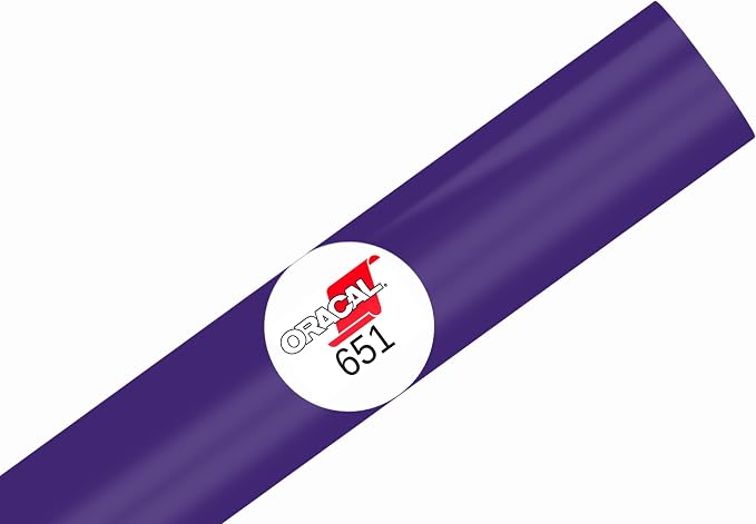 ORACAL 651 Glossy Permanent Vinyl 12 Inch x 10 Feet