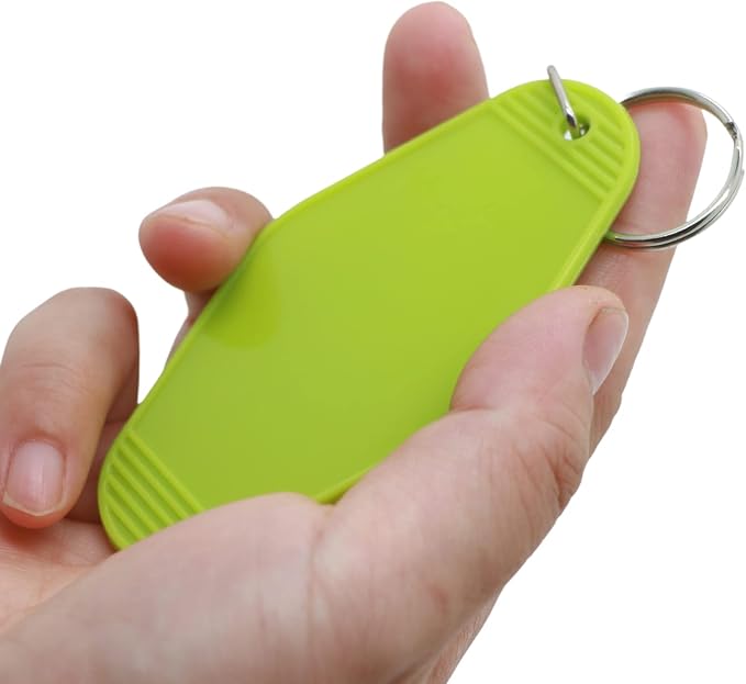 10pcs Blank Hotel Keychains Bulk Vintage Motel Keychain Vinyl HTV printing