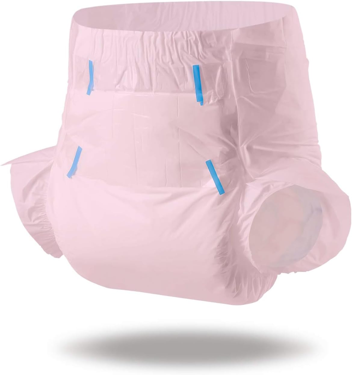CutiePlusU Disposable Adult Diaper Heavy Absorption Dry Surface Adult Diapers All Night- Pink 10 Pieces