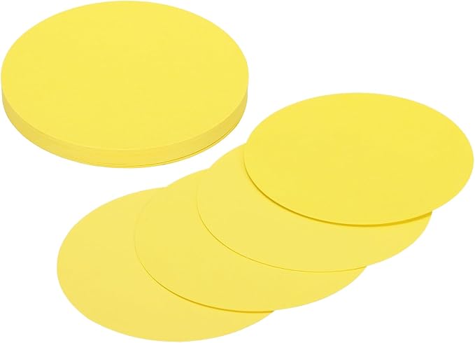 MECCANIXITY 24 Pcs Circle Card Stock, 3 Inch Round Cutouts Paper Thick