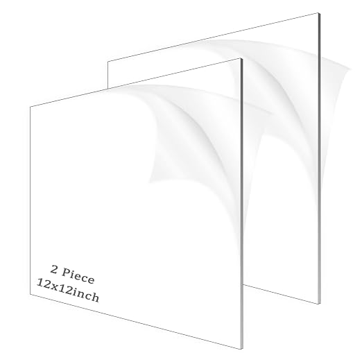 2 Pieces 1/8" Thick Acrylic Sheets, Plexiglass Sheets, Photo Frames