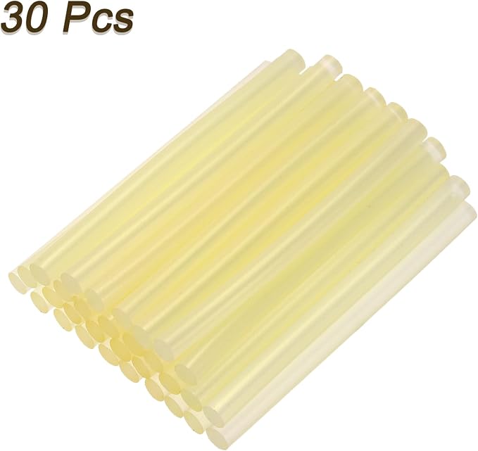 uxcell 30pcs Mini Hot Glue Sticks