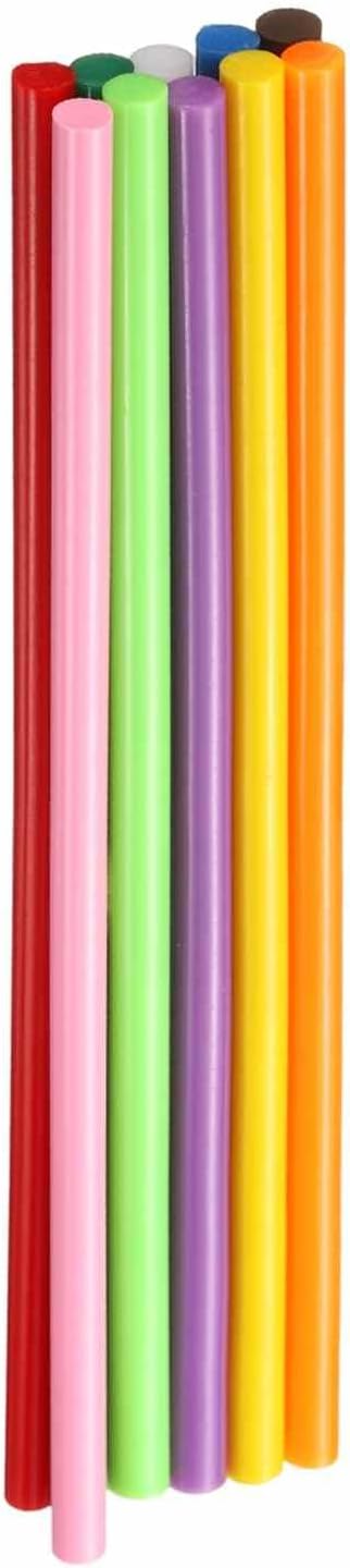 HARFINGTON 10pcs Hot Glue Sticks 0.28" Dia x 7.87" Long EVA Mini Hot Melt
