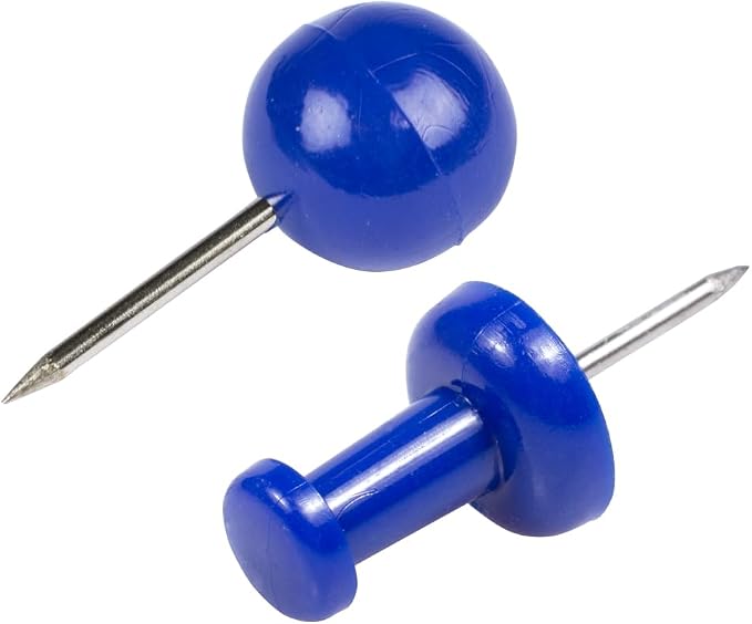 JAM PAPER Colorful Push Pins