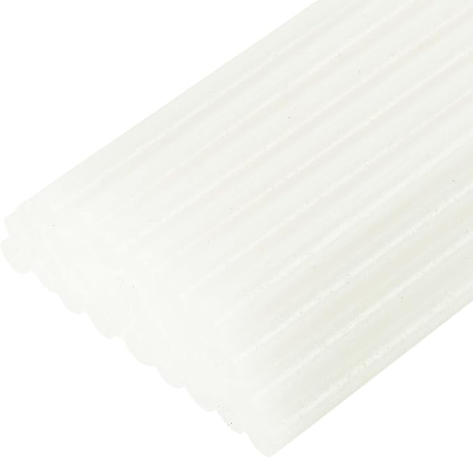 uxcell 30pcs Full Size Hot Glue Gun Sticks 8-inch x 0.27-inch High Sticky Small