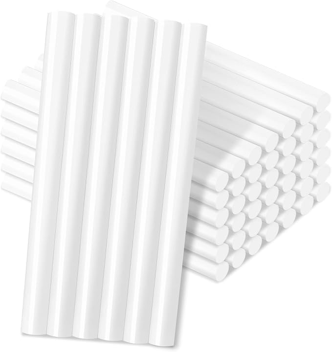Manarty White Hot Glue Sticks, Adhesive EVA Glue Sticks