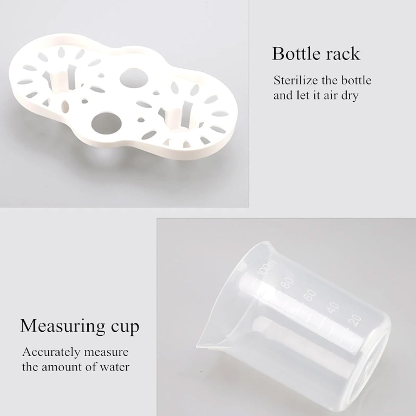 Asixxsix Baby Bottle Warmer for Breastmilk and Formula, 2 in 1 Fast Baby Milk Warmer Baby Food Defrost Heater, Accurate Temperature Control, Feeding Baby Essentials (US)