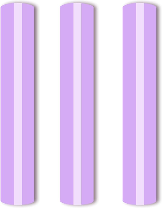 3D Puff Vinyl Heat Transfer 3 Sheets 12"x10"-Light Purple | Heat Transfer Puff