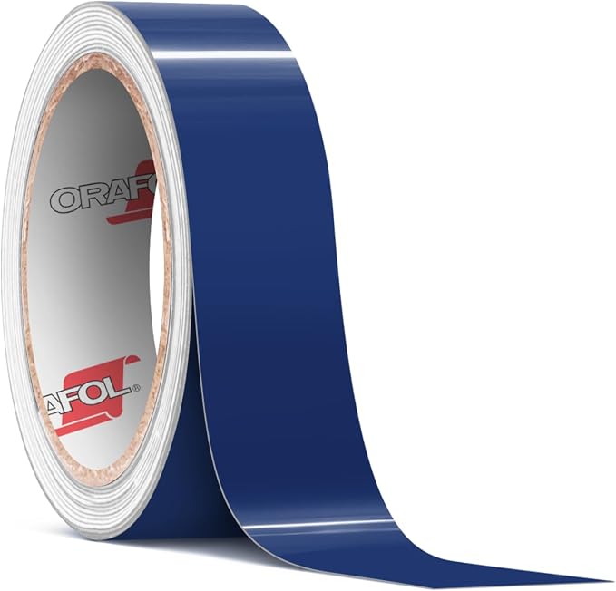ORACAL 651 Gloss Dark Blue Permanent Vinyl Tape Roll – Premium Adhesive Film