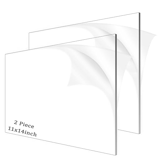2 Pieces 1/8" Thick Acrylic Sheets, Plexiglass Sheets, Photo Frames