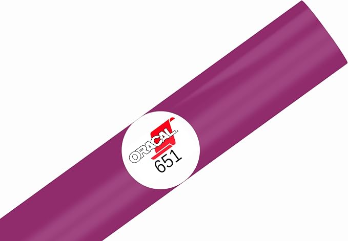ORACAL 651 Glossy Permanent Vinyl 12 Inch x 15 Feet