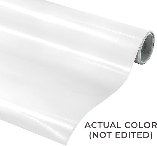 VViViD White Gloss DECO65 Permanent Adhesive Craft Vinyl