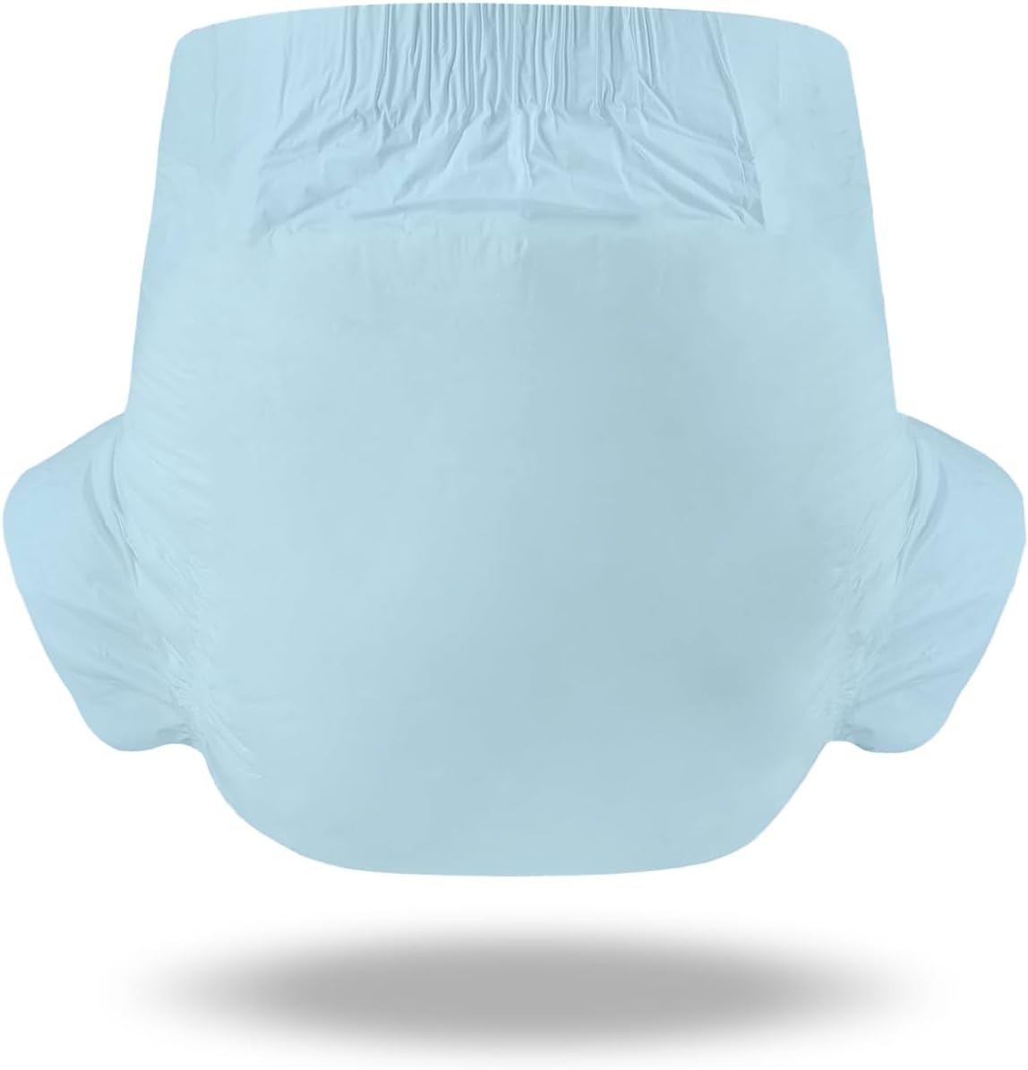 CutiePlusU Disposable Adult Diaper Heavy Absorption Dry Surface Adult Diapers All Night- Blue 10 Pieces (Large 36"-46")