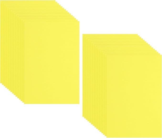 PATIKIL 30 Pack EVA Foam Sheets, Lime Yellow