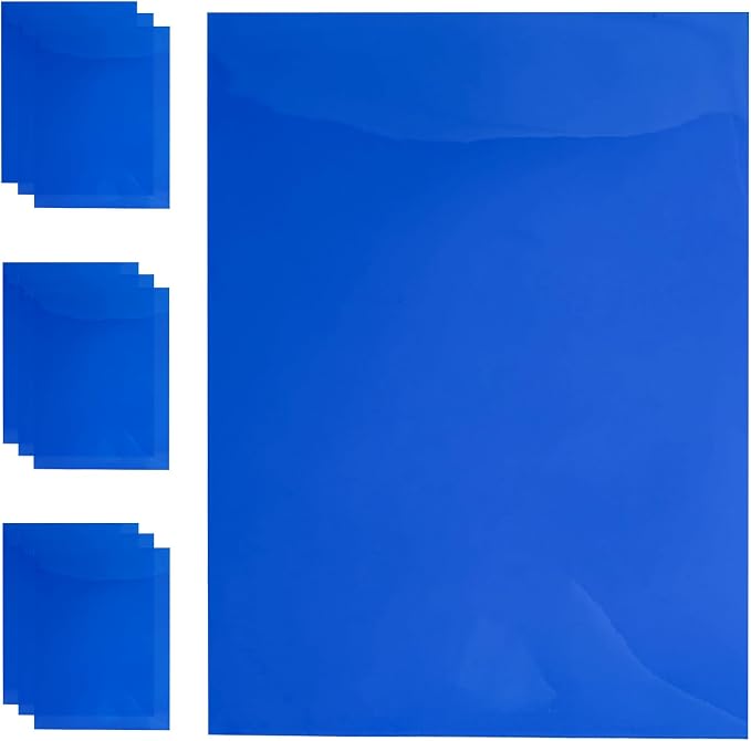 Transparent PVC Faux Leather Sheets, Glossy Waterproof Clear Vinyl Fabric