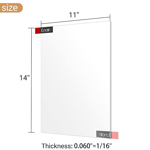 Enoin 2pcs Acrylic Frame 11x14 inch