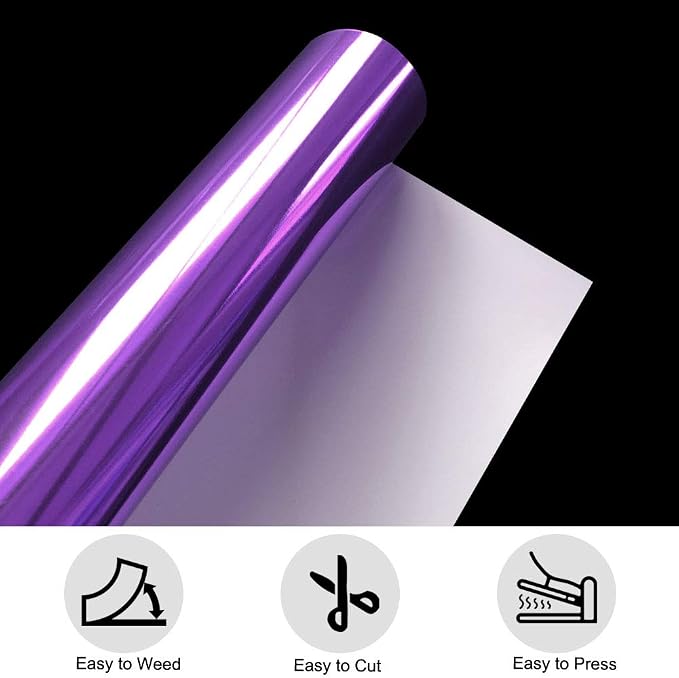 Purple HTV Vinyl Foil Heat Transfer Vinyl