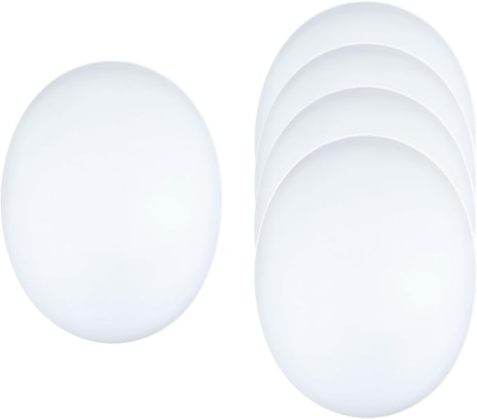 Plastic Craft Mask White Blank DIY Mask Base | Plain Paintable, Cosplay Costume