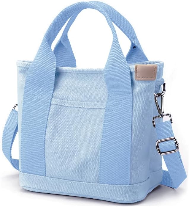 Small Tote Bag with Zipper Tote Bag for Women Canvas Crossbody Bag Shoulder Bag Satchel Hobo Bag Messenger Bag 2025