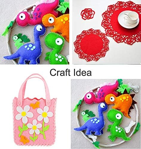 YYCRAFT Craft Soft Felt Sheets 9 Inch X 12 Inch