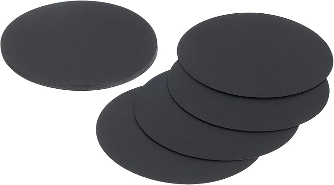 MECCANIXITY 24 Pcs Circle Card Stock, 4.9 Inch Round Cutouts Paper Thick