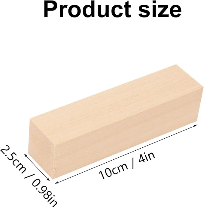 70 Pack Basswood Carving Blocks