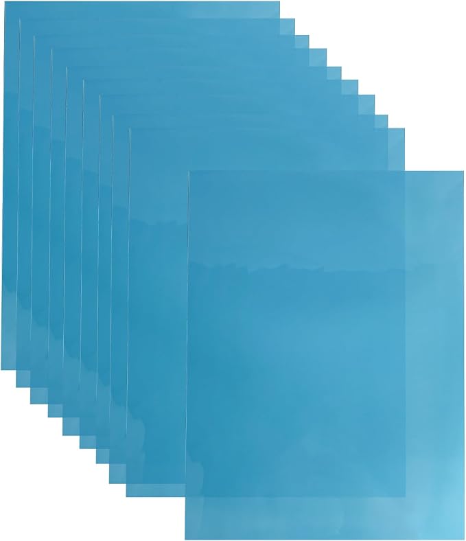 Transparent PVC Faux Leather Sheets, Glossy Waterproof Clear Vinyl Fabric