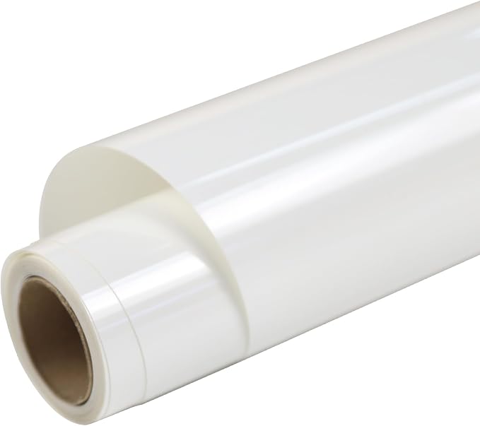 TUMIYA Heat Transfer Vinyl Reflective White HTV Roll, Reflective HTV Vinyl