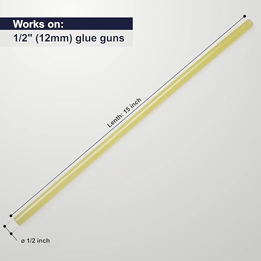 ASA Full Size Hot Glue Sticks – 7/16" x 15"