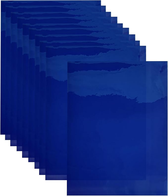 Transparent PVC Faux Leather Sheets, Glossy Waterproof Clear Vinyl Fabric