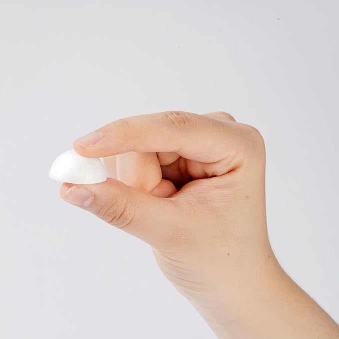 Crafjie 150PCS 1 Inchs Half Foam Balls White Half Round Polystyrene Foam Balls