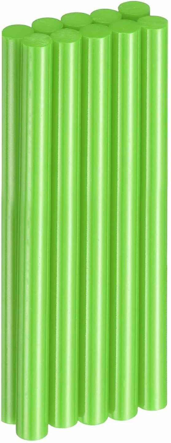 HARFINGTON 10pcs Hot Glue Sticks 0.43" Dia x 5.91" Long EVA Mini Hot Melt