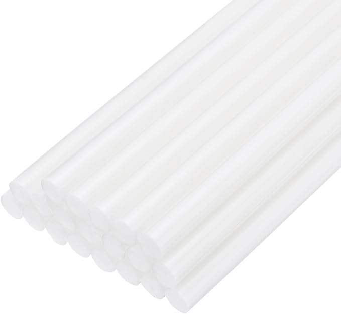 uxcell 20pcs Hot Glue Sticks for Glue Gun 11mm/0.43-inch x 8-inch Mini Hot Melt