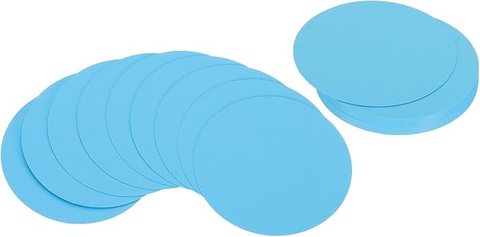 PATIKIL 6inch Circle Card Stock, Sky Blue