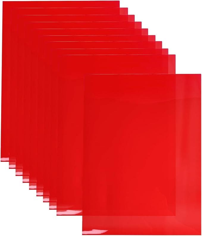 Transparent PVC Faux Leather Sheets, Glossy Waterproof Clear Vinyl Fabric