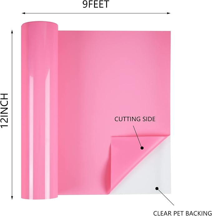 HTVVETUR HTV Vinyl Rolls Heat Transfer Vinyl