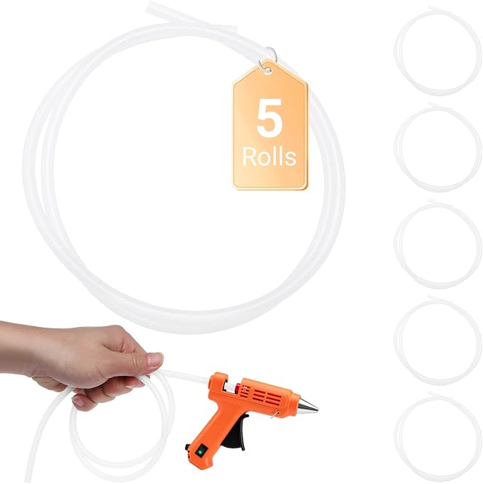 5 Pack Long Hot Glue Stick Rolls