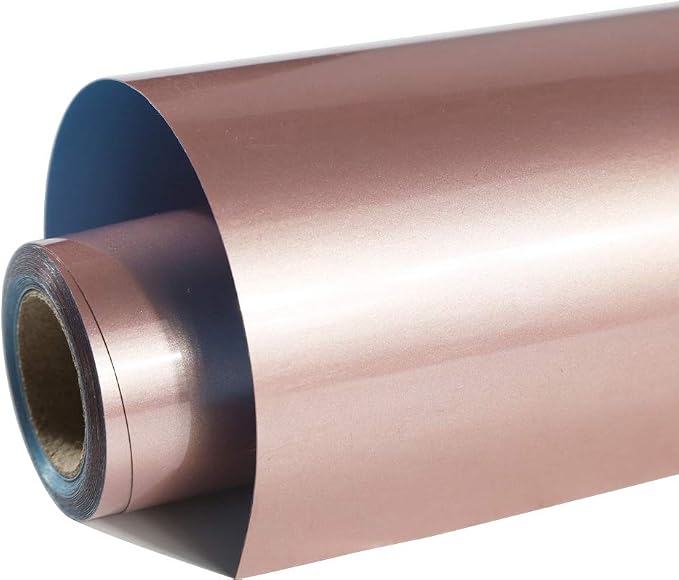 FUNKAKA Heat Transfer Vinyl Rose Golden HTV Rolls
