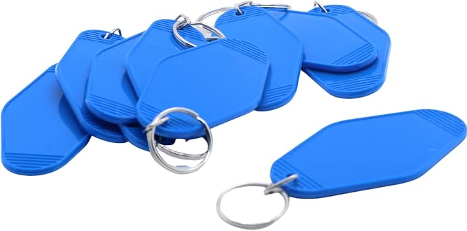 10pcs Blank Hotel Keychains Bulk Vintage Motel Keychain Vinyl HTV printing