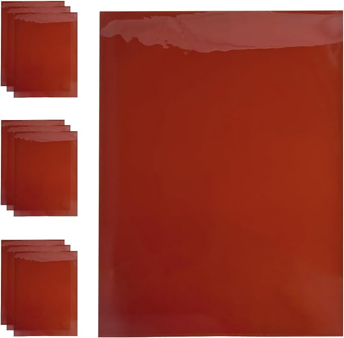 Transparent PVC Faux Leather Sheets, Glossy Waterproof Clear Vinyl Fabric