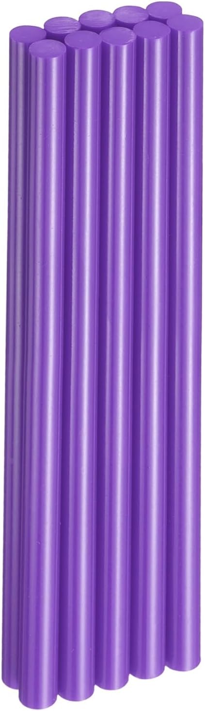 HARFINGTON 10pcs Hot Glue Sticks 0.43" Dia x 9.84" Long EVA Mini Hot Melt