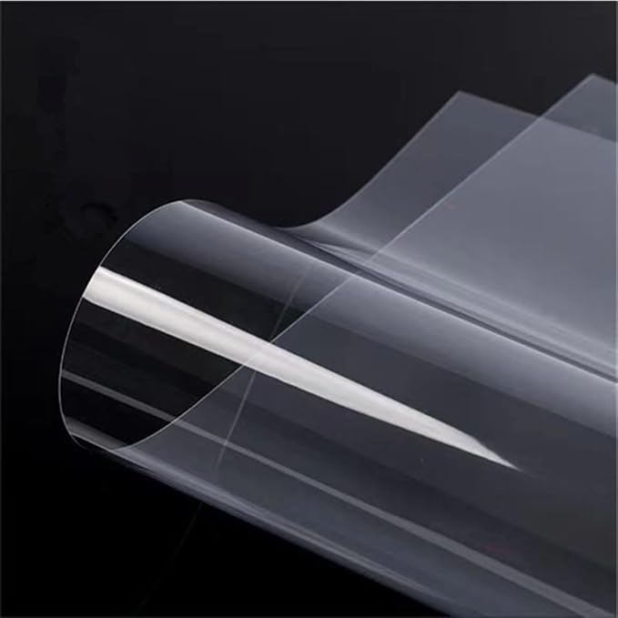 Clear Craft Plastic Sheets, Blank Stencil 18" x 48" 5 Strong and Flexible