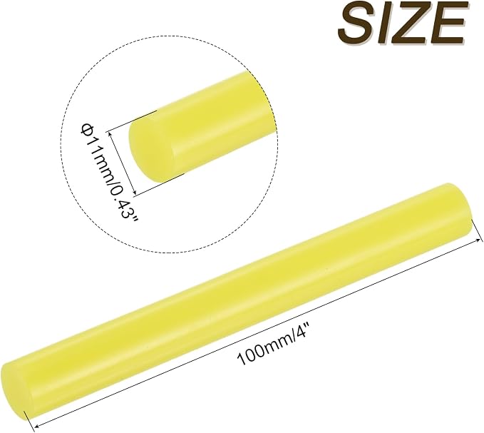 uxcell 12pcs Mini Hot Glue Sticks