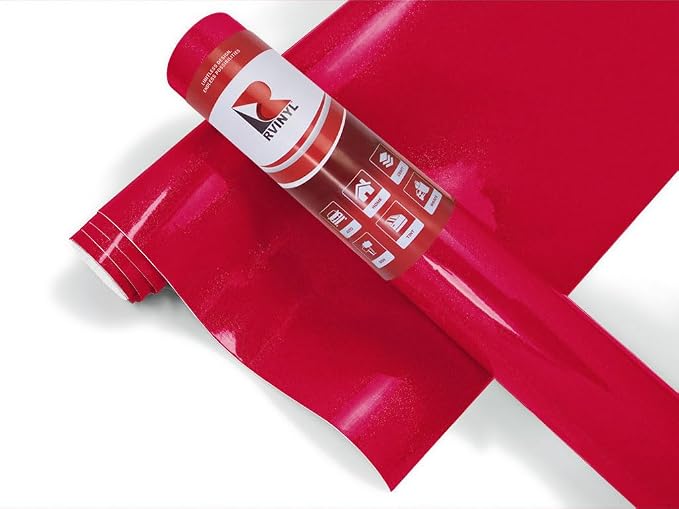 ORACAL 951 Red Metallic Gloss Permanent Adhesive Vinyl Roll
